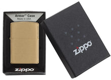 Load image into Gallery viewer, Zippo Lighter - Personalized Custom Message Engrave on Brass Windproof Lighter Armor Brushed 168
