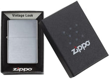Load image into Gallery viewer, Zippo Lighter- Personalized Custom Message Engrave Vintage Brush #230-25

