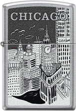 Load image into Gallery viewer, Zippo Lighter- Personalized Engrave for USA City and States Chicago City Z104
