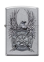 Load image into Gallery viewer, Zippo Lighter- Personalized Engrave for Fire Rescue Eagle Firefighter #Z5158
