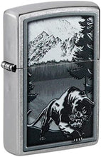 Load image into Gallery viewer, Zippo Lighter- Personalized Engrave Animals Outdoors Nature Mountain Lion 48381
