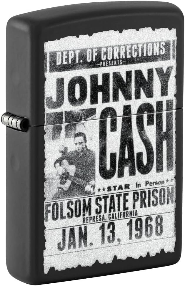 Zippo Lighter Customize Message for Johnny Cash Folsom State Prison Poster 46490
