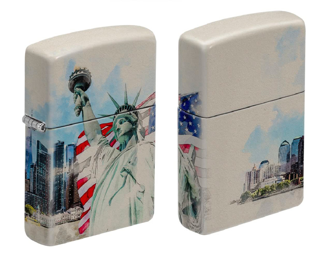 Zippo Lighter-USA City and States Lighter NY Statue of Liberty 540 Color #Z6012
