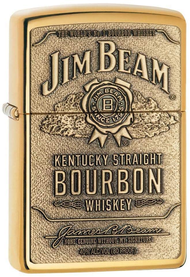 Zippo Lighter- Personalized Engrave for Jim Beam Kentucky Bourbon 254BJB