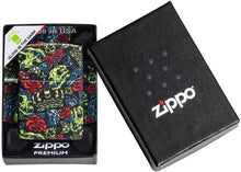 Load image into Gallery viewer, Zippo Lighter- Personalized Message Engrave for Skull Crown Design #49696
