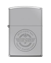 Load image into Gallery viewer, Zippo Lighter- Personalized for US Navy Top Gun Fighters Weapons School #Z5545
