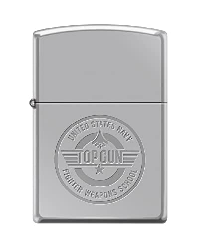 Zippo Lighter- Personalized for US Navy Top Gun Fighters Weapons School #Z5545