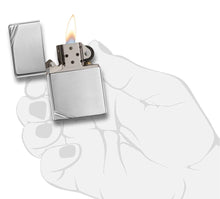 Load image into Gallery viewer, Zippo Lighter - Personalized Custom Message Engrave Chrome Windproof Lighter Vintage High Polish 260
