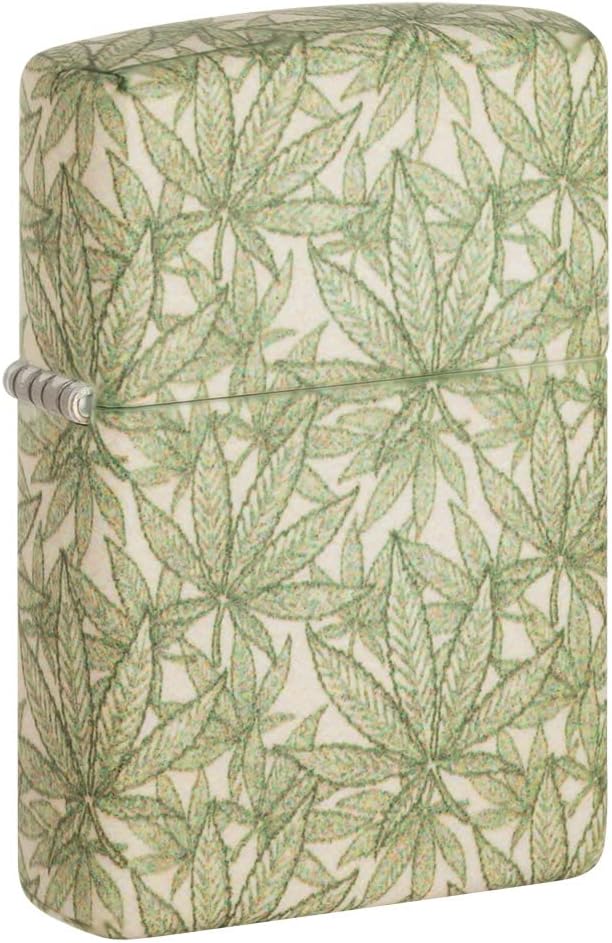 Zippo Cannabis Design 540 Glow in The Dark Pocket Lighter