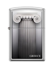 Load image into Gallery viewer, Zippo Lighter- Personalized Engrave Country Map Flag Greece Greek Column Z5375
