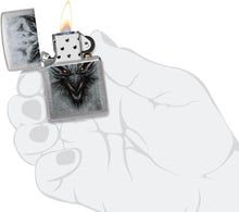 Load image into Gallery viewer, Zippo Lighter- Personalized Message Engrave for Dragon Glowing Eyes 48732
