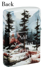 Load image into Gallery viewer, Zippo Lighter - Customized Message Frozen Valley 540 Matte Pocket Lighter 46702
