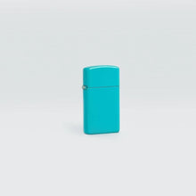 Load image into Gallery viewer, Zippo Lighter- Personalized Engrave on Slim Size Turquoise #49529
