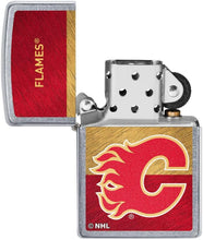 Load image into Gallery viewer, Zippo Lighter- Personalized Message Engrave for Calgary Flames NHL Team #48032
