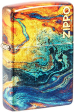 Load image into Gallery viewer, Zippo Lighter- Personalized for Colorful 540 Fusion Tumbled Pocket Lighter 48778
