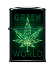 Load image into Gallery viewer, Zippo Lighter- Personalized Engrave for Leaf Designs Green World Z5493

