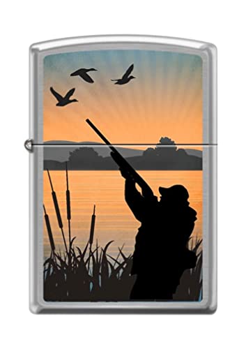 Zippo Lighter- Personalized Engrave for Hunter Duck Hunting Lake #Z5278