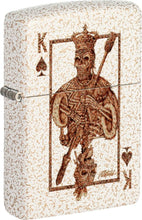 Load image into Gallery viewer, Zippo Lighter - Personalized Message Engraved on Backside for Fire Fighter Windproof Lighter (Skull 48552)
