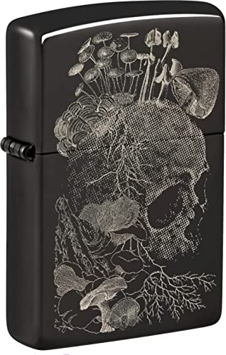 Zippo Lighter- Personalized Engrave for Fire Fighter Skull Mushroom 48590