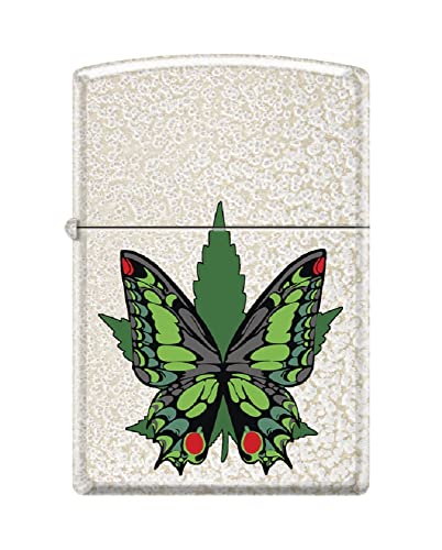 Zippo Lighter- Personalized Engrave for Leaf Designs Leaf Butterfly #Z6023
