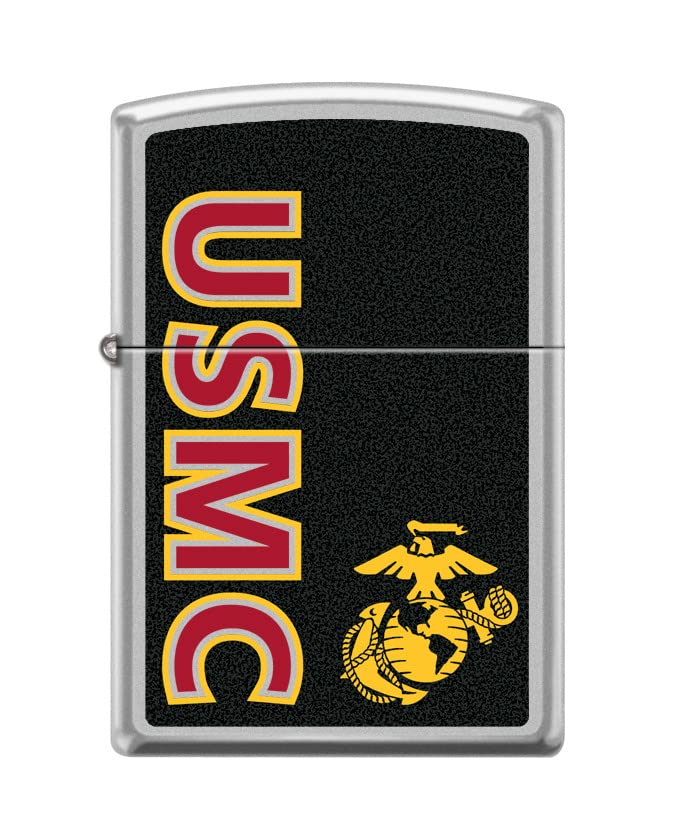 Zippo Lighter – Personalized Custom Message Engraved USMC Marine Military US Army Windproof Lighter