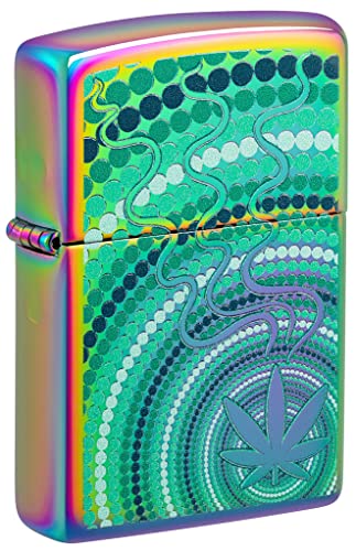 Zippo Lighter- Personalized Engrave for Leaf Designs Leaf Wavy #48383