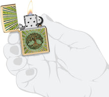 Load image into Gallery viewer, Zippo Lighter- Personalized Engrave for Heart of The Tree High Polish #48391
