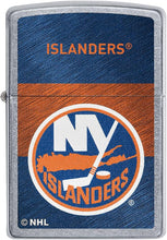 Load image into Gallery viewer, Zippo 2021 NHL New-York-Islanders Street Chrome Pocket Lighter

