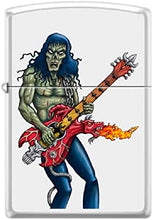 Load image into Gallery viewer, Zippo Lighter- Personalized Engrave Zombie Design Zombie Rocker Guitar #Z6038

