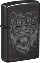 Load image into Gallery viewer, Zippo Customized Message for Lindsay Kivi The Big Cat - High Polish Black 48935
