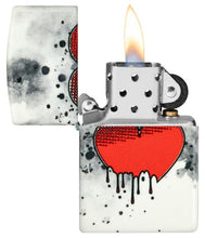 Load image into Gallery viewer, Zippo Lighter - Custom Engraved with Your Message for Love Drip Design 540 Color Glow in The Dark Pocket Lighter 46258
