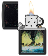 Load image into Gallery viewer, Zippo Lighter - Personalized Custom Message Engraved on Backside for Special Designs Windproof Lighter (Frank Frazetta Swamp 48376)
