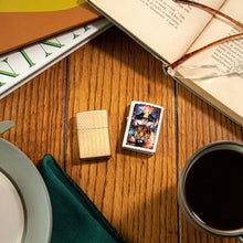 Load image into Gallery viewer, Zippo Lighter - Personalized Custom Message Engraved on Backside for Abstract USA Flag American US Patriotic (Pledge of Allegiance Flag 49585)
