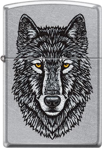Zippo Lighter- Personalized Engrave Wolf WolvesZippo Lighter Z1086