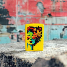 Load image into Gallery viewer, Zippo Lighter - Custom Engraved with Your Message for Blazing Beauty Design Sunflower Pocket Lighter 46231
