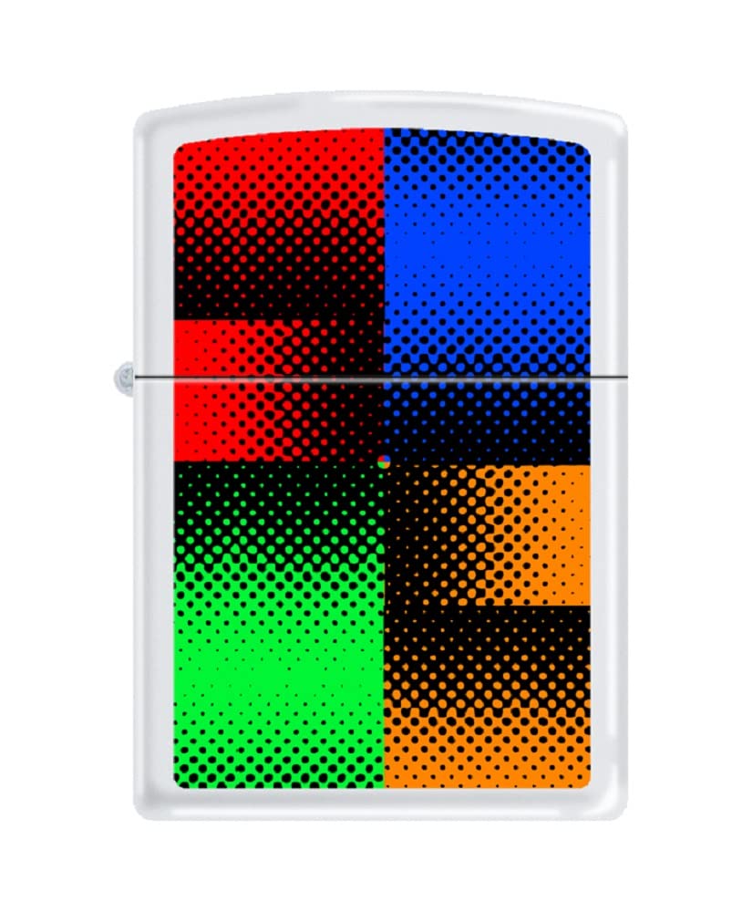 Zippo Lighter -for Barrett Smythe Half Tones Optical Illusion Pop Art #Z5328